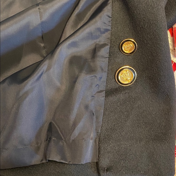 Vintage Herman Kay Petite Long Double Breasted Coat - Picture 7 of 8